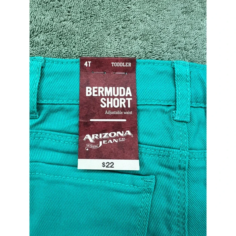Arizona jeans green burmuda kids jeans shorts‎ 4T